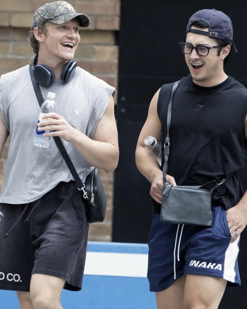 retjcent's tweet photo. idc i think its cute that hudson and connor are spending so much time together before filming starts again and toronto locals keep just thinking they are a couple. i love my actors with a smidge of rpf allegations https://t.co/xzwvUOLXw2
