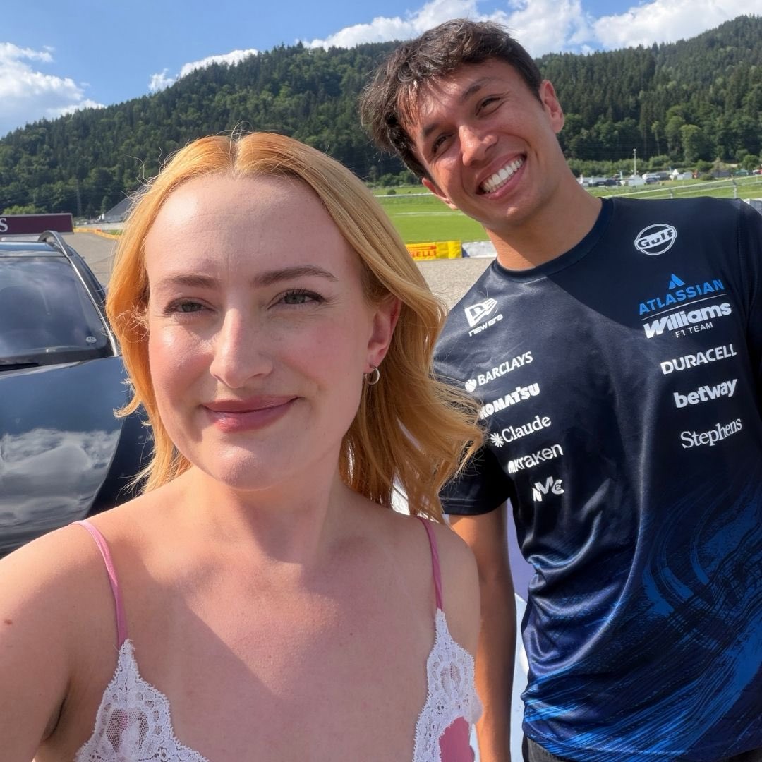 ameliadimz's tweet photo. My driving instructor is @alex_albon this week ! Passenger Princess out WEDNESDAY 5pm x

Our series is created in paid partnership between Dimz Inc. and F1 #ad https://t.co/XesSDz1Jwo
