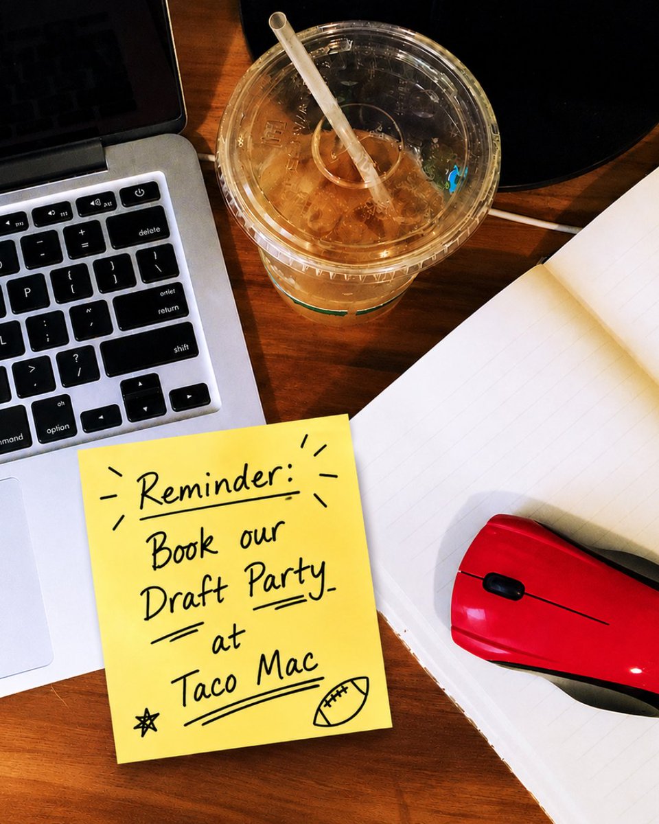 tacomacofficial's tweet photo. 🏈 Friendly reminder: Your fantasy league deserves better than someone's basement. 🍗🍺 Book your Fantasy Draft Party at Taco Mac for $1 wings, draft-day drink specials, $10 gift cards for every league member &amp; a chance to win a Mercedes-Benz Stadium suite! 📲 Book Today! https://t.co/6mmLrx3j45