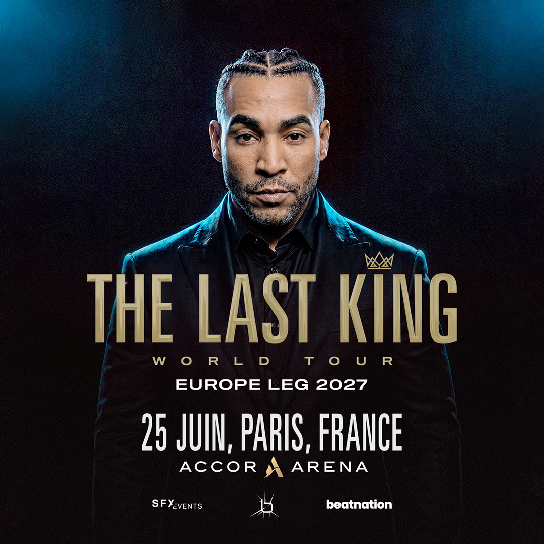 TicketmasterFR's tweet photo. Pour The Last King World Tour, @DONOMAR « The King of Reggaeton » célèbrera les 25 ans de sa carrière sur la scène de l'@Accor_Arena  le 25 juin 2027 !

🎟️ https://t.co/tI3sMKzOEQ https://t.co/AGJHf9BnjZ