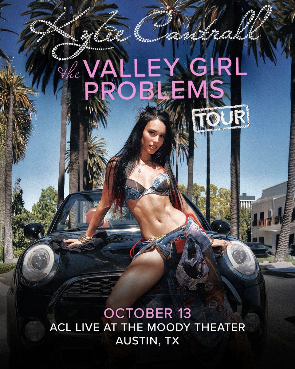 acllive's tweet photo. 📣 JUST ANNOUNCED: Kylie Cantrall is bringing The Valley Girl Problems Tour to ACL Live on October 13th! @popstarky2005 

🎫 Tickets are on sale Friday 10AM at https://t.co/hdzxybiJtK https://t.co/6xundfYpnx