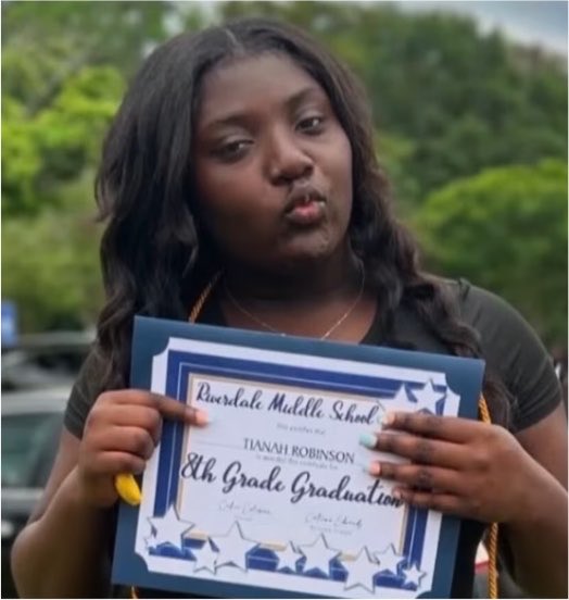 libsoftiktok's tweet photo. Kaine Burnette RELEASED on just $6,000 bond following fatal shooting of Tianah Robinson, 16, at a festival in Atlanta

Where’s BLM?? https://t.co/zTGNfAYZgW