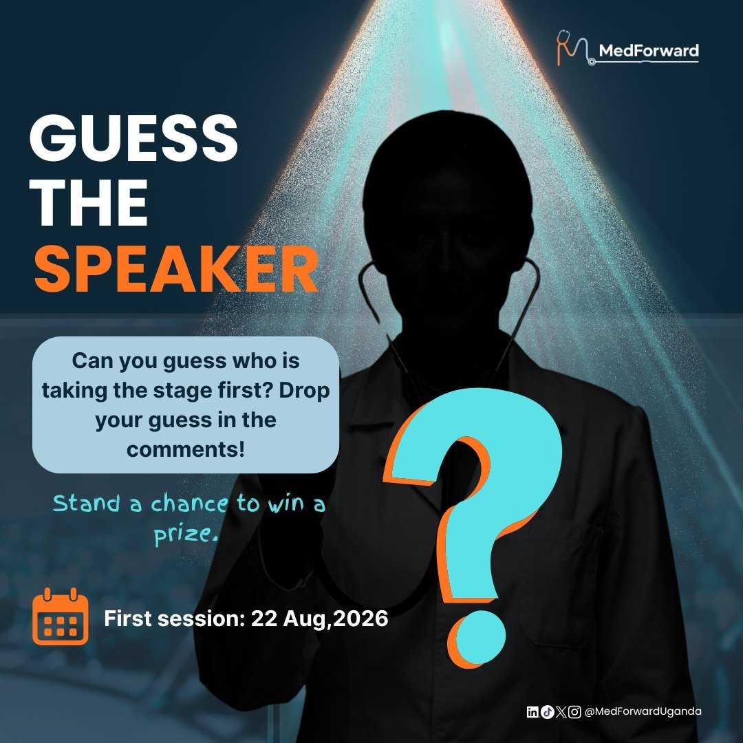 MedForwardUg's tweet photo. 🕵️‍♂️ There's a mystery on our stage... and only YOU can solve it!
All you get is a silhouette and a stethoscope. 

#MedForward #SurpriseGuestSpeaker #MedStudents #Mentorship https://t.co/01GhBMPwJw