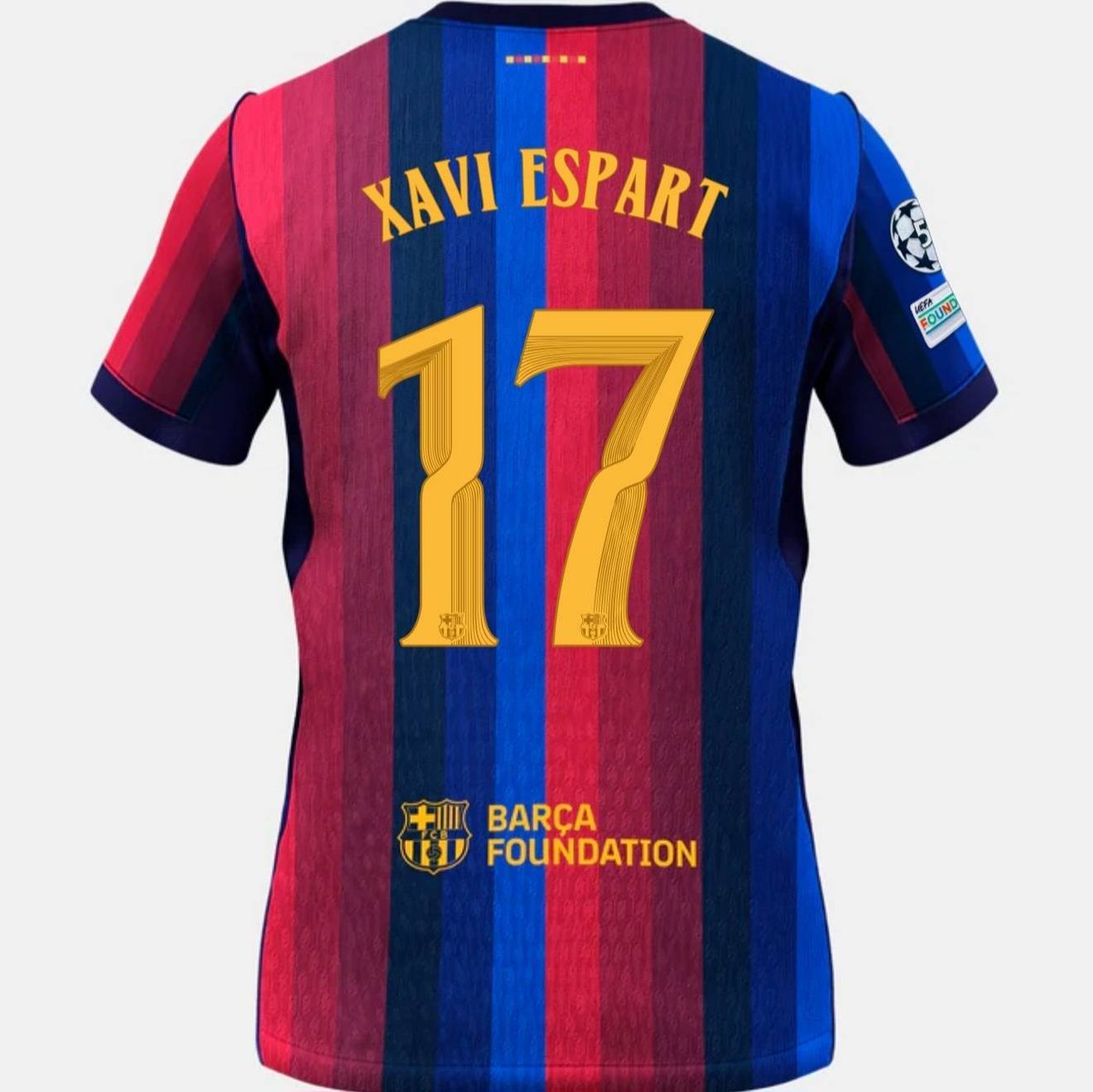 BarcaTimes's tweet photo. 🚨 | Xavi Espart is expected to wear Casado's former 𝟏𝟕 jersey. [@mundodeportivo] #fcblive 👕 https://t.co/UgqNZlNhDG