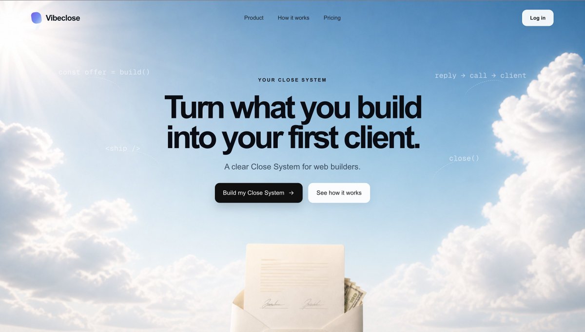 ramouushh's tweet photo. @AKirtesh This. Most web builders I talk to already shipped. They just don’t have a system to close the first client. https://t.co/xq8xXMMn3Q