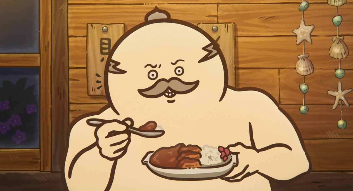 oricon_anime_'s tweet photo. 島二郎『anan』バックカバー登場
上裸の男性ではあるため「なるほど」の声
⠀
『ちいかわ』映画でワイルドな活躍
https://t.co/4HGR9xADgX
⠀
男性アイドルやタレントが表紙で上半身の肉体美を見せることが多いため「anan」のセオリー通り？と話題に。なお、映画および原作を知る人はご存知の通り 島二郎は上半身どころか後ろから見るとエプロンからたくましいお尻まで見えている。