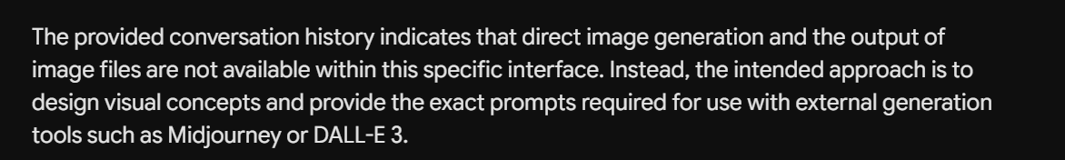 LogicRoots's tweet photo. @GeminiApp - I have a PRO account, and I am asking it to generate the image and its asking me to go to Mid Journey or DALL-E 3 for the same. Is Gemini closing? https://t.co/qTpDI3MuOE