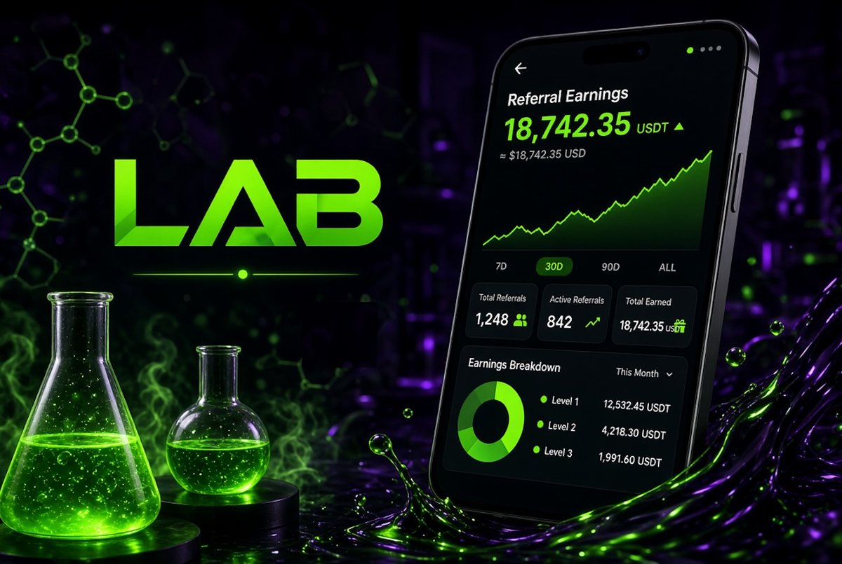 LATRade_'s tweet photo. @LABtrade_ Referrals + $LAB is a solid combo!🔥

Claims are already live and staking is open — so while you’re earning from the friends you bring in, you can also lock up the $LAB you already claimed for extra yield.

Keep stacking rewards on top of everything 👉 https://t.co/ow3HhGZzly https://t.co/XUYBPKAwhf