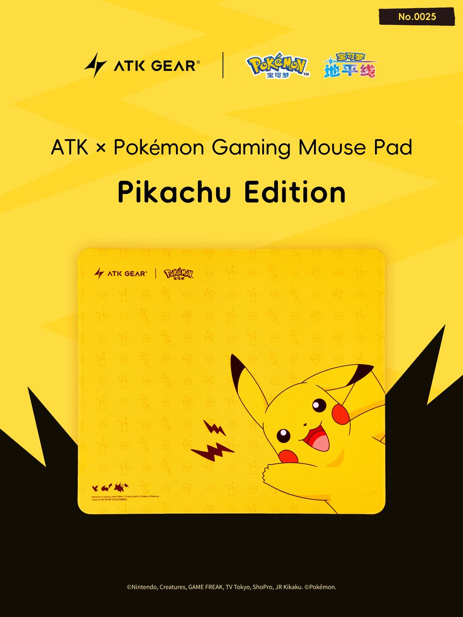 ATKGearJP's tweet photo. ATK × ポケモンが正式に登場しました。⚡
ピカチュウ。ゲンガー。ニャオハ。
三匹の伝説の仲間たちが、今、あなたのデスクに住み着きます。
セットアップがこんなにカッコいいと、どんなゲームも冒険みたいに感じますね 🎮✨
#ポケモン #ポケモン30周年  #ATK https://t.co/TSiRgO9blQ