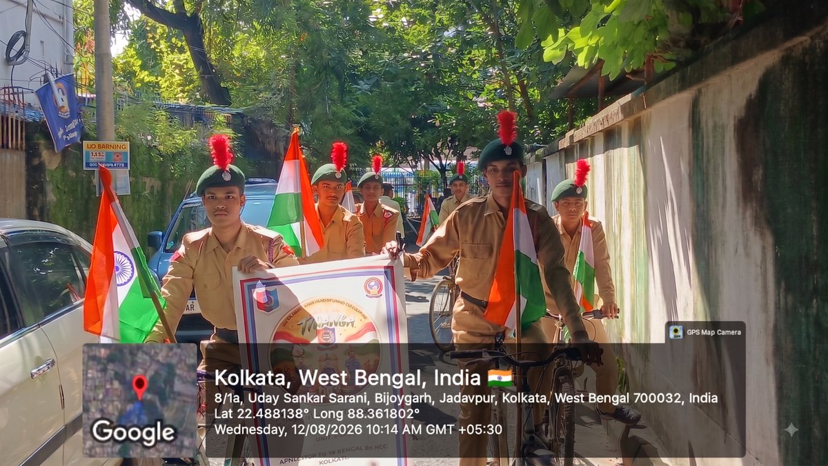 vjrcsmc's tweet photo. A cycle rally was organized around the VJRC campus on 11.08.2026 as part of the Independence Day celebrations, with enthusiastic participation from students &amp; staff. The rally promoted patriotism, unity, fitness &amp; environmental awareness while celebrating India’s Independence. https://t.co/bsPlvZboKG