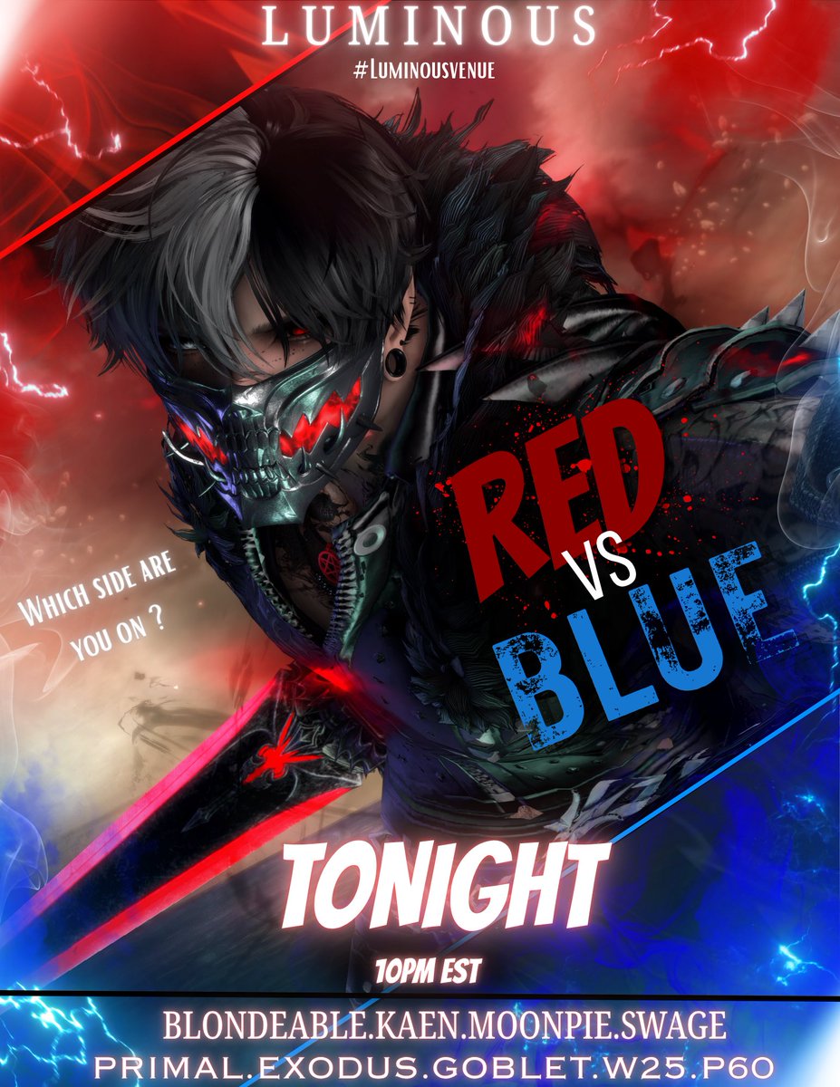 Luminousvenue's tweet photo. Two colors, Two sides , one unforgettable night. Red or Blue ? Which side did you choose !?!  This past weekend at L U M I N O U S we celebrated a special friend’s birthday with a RED vs Blue night ! 
#Luminousvenue

Photocred - Cyion https://t.co/dYxKrZLw3a