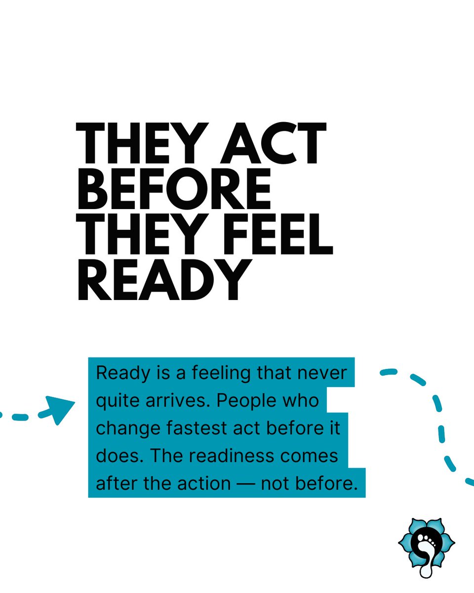 OasisBell19's tweet photo. The people who change fastest all do one thing.

They decide before they feel ready.

Which is holding you back?
- Waiting to feel ready
- Waiting to believe
- Skipping the bad days

DM me.

#mindset #over40 #longevity #habits https://t.co/HYOqZV0n4t