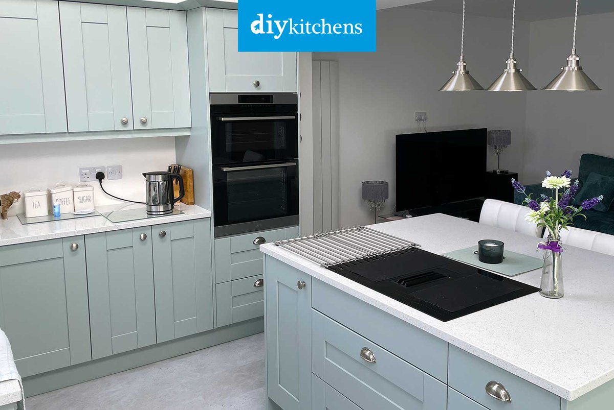 DIY_Kitchens's tweet photo. π Barry & Christine from Northumberland shows us their completed Innova Clayton Cornflower Blue Shaker #kitchen, supplied by DIY Kitchens (Ref:4453) - https://t.co/lMhkfaX2cQ
Visit https://t.co/orxYviGtch to see how much you could save!
#clayton #shakercabinets #shakerkitchen https://t.co/57PdwSqPqQ