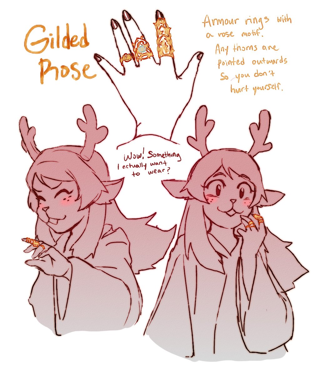 ilikecanele's tweet photo. #deltarune i think about the gildedrose often https://t.co/02irypedX2