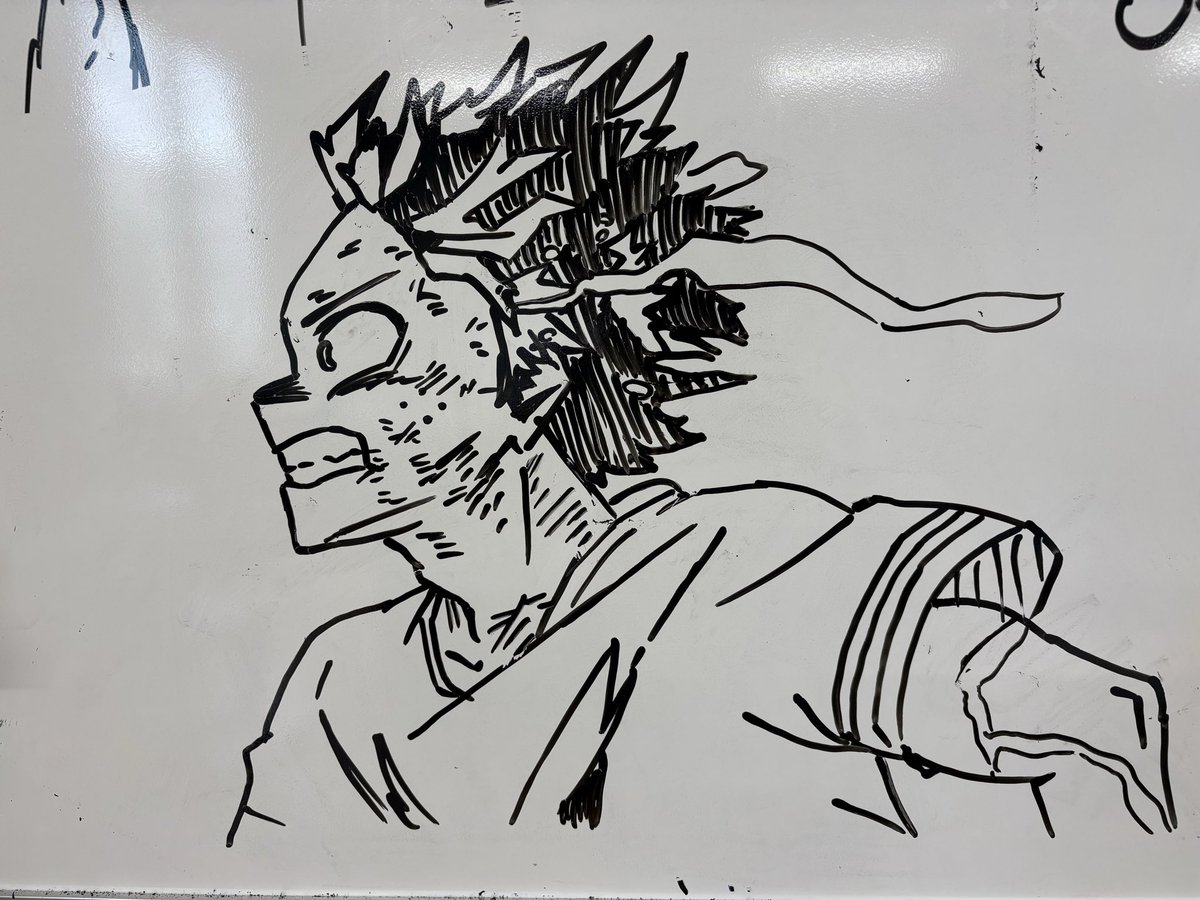 ysm_D12's tweet photo. 学校のホワイトボードにらくがきした笑 https://t.co/mzruxBGpPp