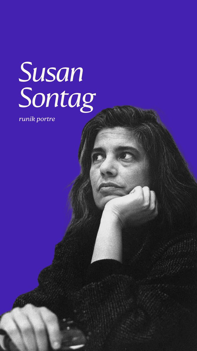 RunikKitap's tweet photo. Susan Sontag fotoğrafı bir sanat dalı olarak değil, bir güç ilişkisi olarak okudu: kamerayı kaldırmak masum bir jest değil. #RunikKitap #SusanSontag #Fotoğraf #SanatTarihi https://t.co/A8NnD0SZgx