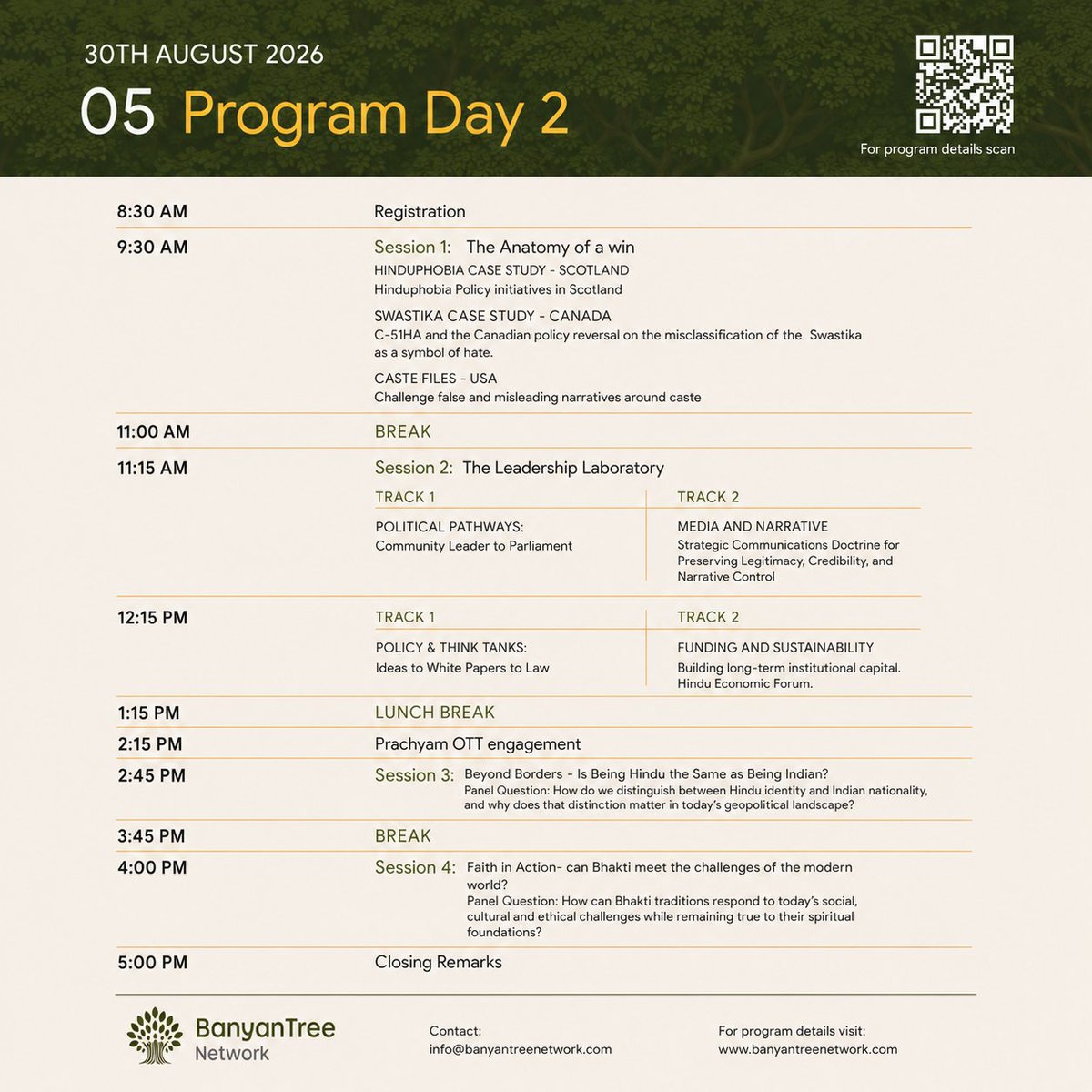 Banyantree_org's tweet photo. The official BTN UK Launch schedule is LIVE! 🇬🇧
Two days of expert panels, networking, and impactful conversations. Check out the lineup below and plan your days! 👇
📅 Aug 29-30
📍 Paisley Town Hall, Glasgow
Get your Tickets! Click the link below 
https://t.co/kJYPrRen2n https://t.co/SRUbZ43L8S