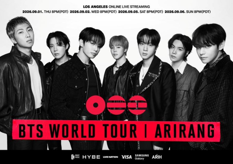 sugamihoney's tweet photo. VAN A TRANSMITIR LOS CONCIERTOS DE LOS ANGELES…. SE VENDRÁ ALGO Y EL CUMPLEAÑOS DE JUNGKOOK 😭😭😭 https://t.co/PTCCpbcjgv