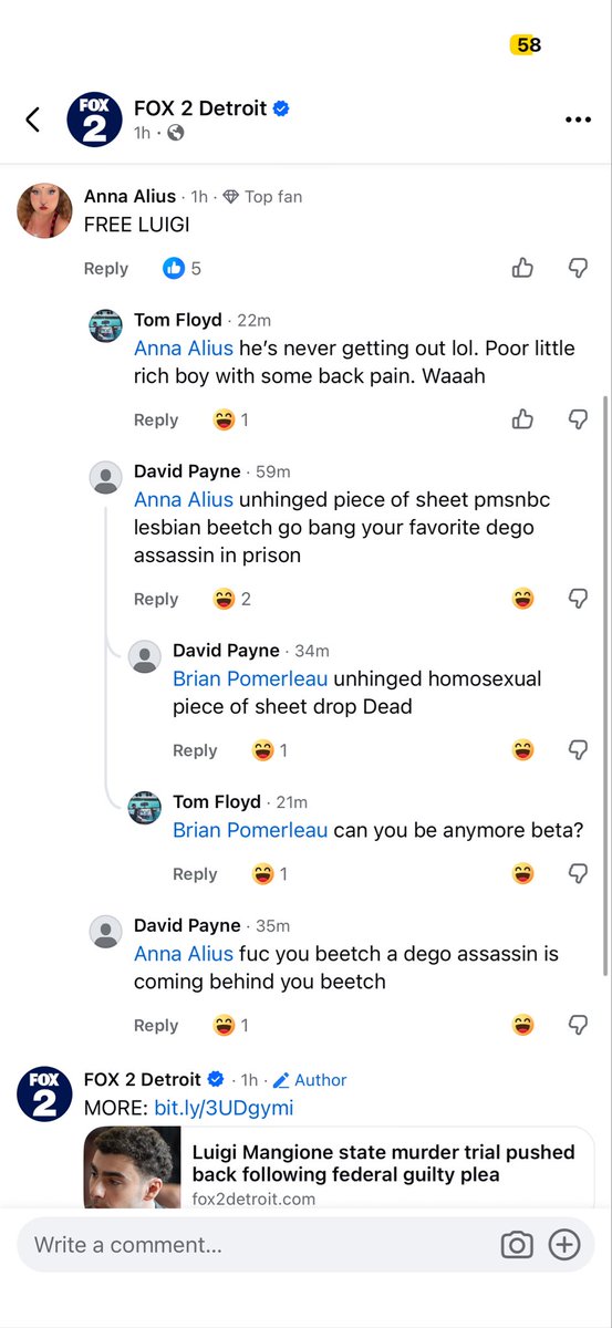 bppomerleau's tweet photo. @finkd I personally don’t feel safe using fb anymore because of people thinking it’s ok to threaten my life cause I gave someone a like and was forced to retract it !!! https://t.co/OkkT9xztEY