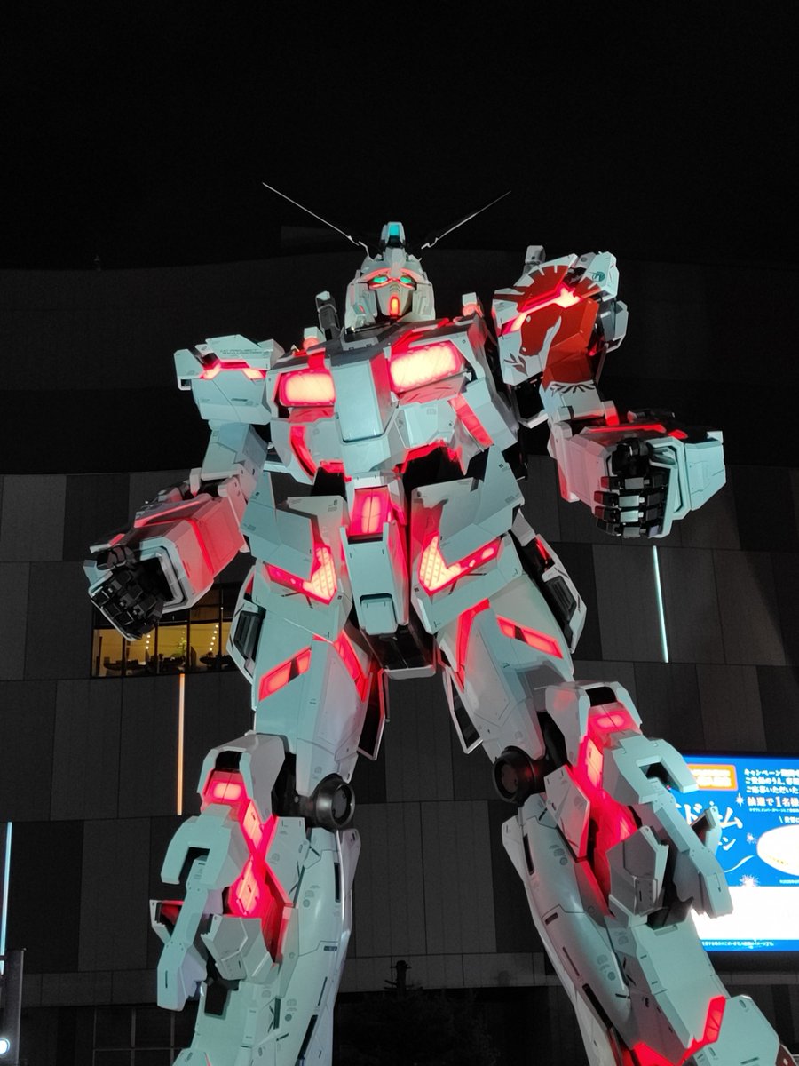 dabuchi_4123's tweet photo. ユニコーンガンダム立像終わる前に急いで見に行きました！
ユニコーンは、ちっちゃい頃初めて観た宇宙世紀だと思うから思い出深い
終わるまでにあと１回は行きたい https://t.co/OncE42GQdp