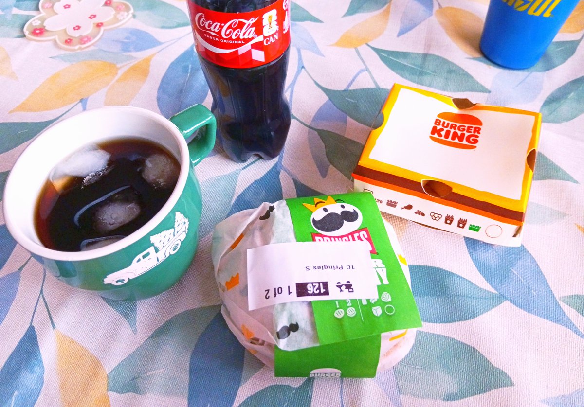Lady_Naipes's tweet photo. Provamos o hamburger das pringles e foi meio que uma desilusão >w<" https://t.co/reuv5Vl3Vl