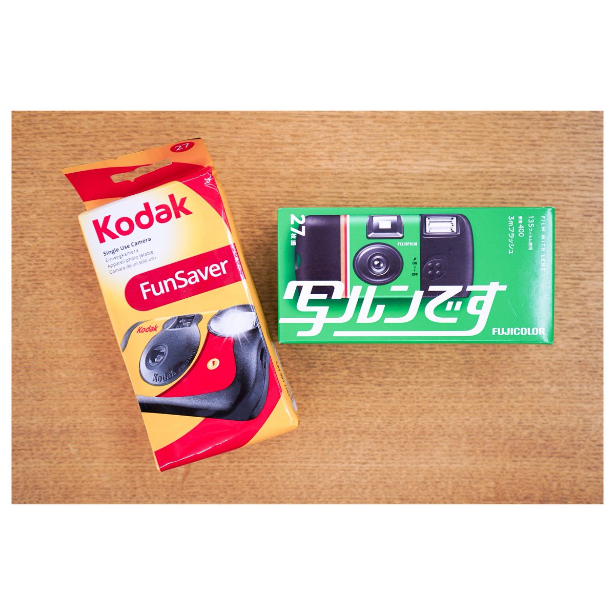 nisshincamera's tweet photo. 【在庫情報】

📸Kodak FunSaver
📸FUJIFILM 写ルンです

夏をフィルムで残しましょう🌻

#kodak
#funsaver
#fujifilm
#写ルンです https://t.co/NXlX4qYsKp