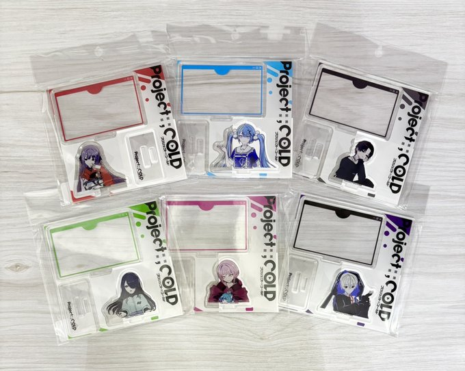 eeo_popup's tweet photo. 🌹商品紹介🌹
「Project:;COLD」シリーズ
・アクリルスタンドプレート(公式イラスト)
各 1,980円(税込)
組み立て式のアクスタはお部屋に飾るのにピッタリです💕
詳細はこちら⇩
https://t.co/bnWq6iyp9w
#ProjectCOLD https://t.co/pk3vhlXE1n