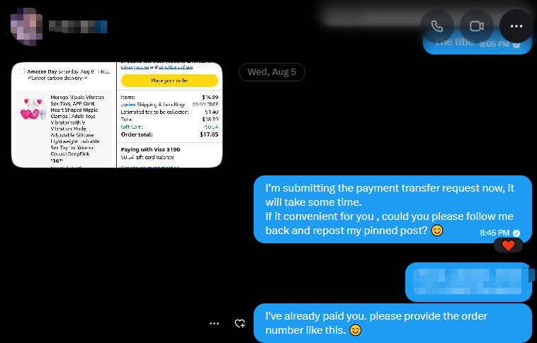 SecretBliss69's tweet photo. Here are some people I’ve chatted with who have already received the products they were interested in! 💕
If you’re interested in trying one too, feel free to DM me anytime! 😊
#AdultToy #AmazonTester #NSFW #NSFWTET #Tester https://t.co/7IOOglGXxh
