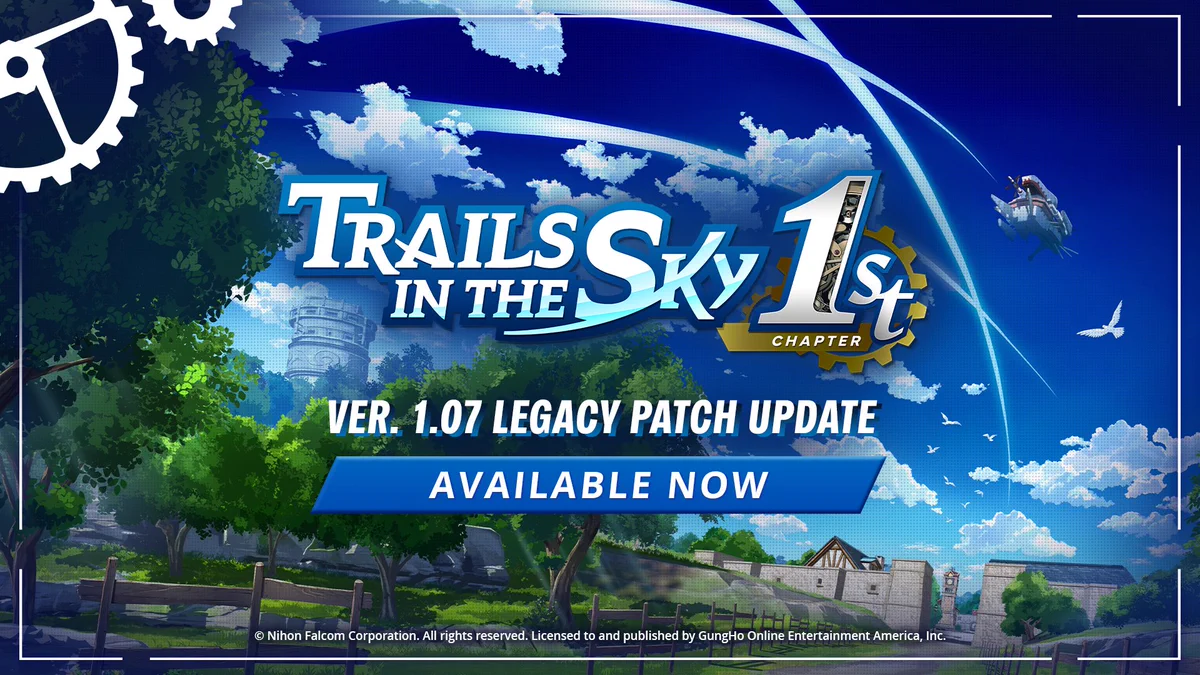 Trails in the Sky 1st Chapter 1.07 Legacy Patch update