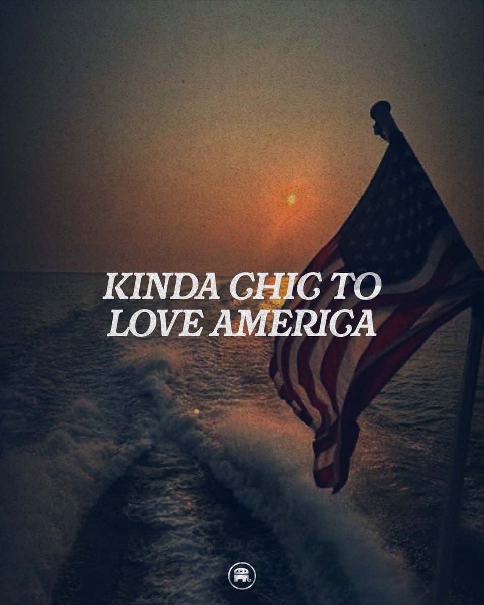 Republicans's tweet photo. kinda chic 🇺🇸 https://t.co/3xO7wUcgq1