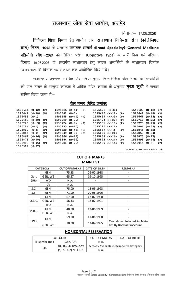 AshokMeghwal_'s tweet photo. -40 नंबर लाकर SC/ST वाले डॉक्टर बनते है?
जी नहीं......
SC वाला 75 नंबर ला रहा है।
ST वाला 71 नंबर ला रहा है।
अब EWS वाला मात्र 59 नंबर लाकर डॉक्टर बन रहा है। 
अब बताओ गलत जगह सुई कौन लगाएगा। 😂 https://t.co/QZCEkRbAyQ