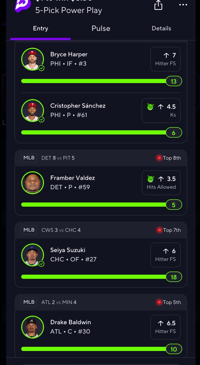 SammyB0789's tweet photo. BANGGG🔥🔥🔥🔥💯💯💯 💰
-
-
-

#mlbpicks #prizepickswinning https://t.co/beuCpntoaD