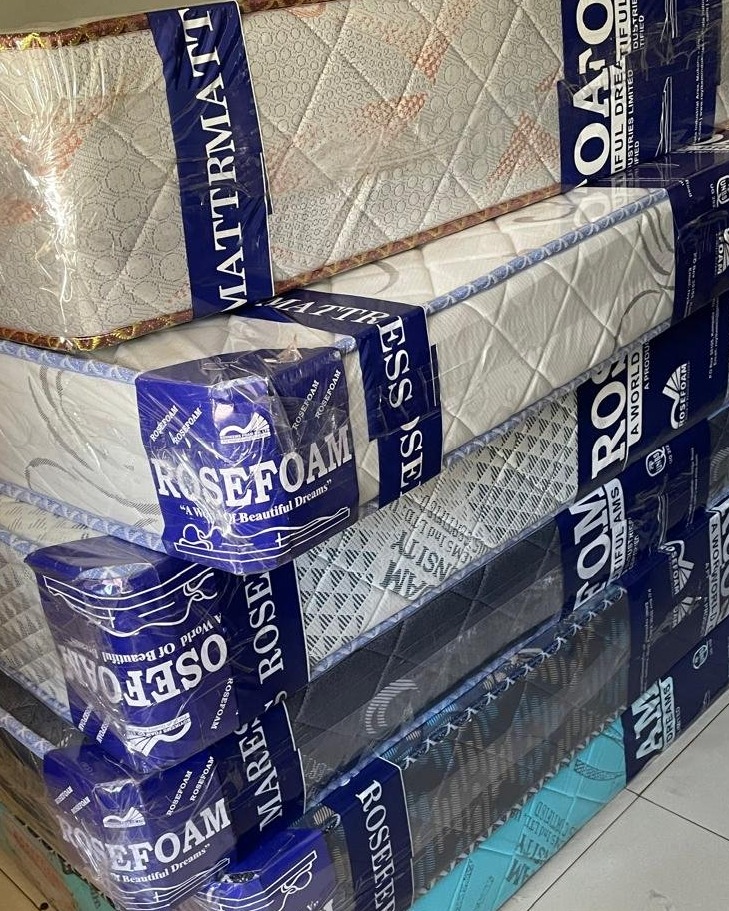 RosefoamMattres's tweet photo. Sweet dreams start with the right mattress! 
At Rosefoam, we bring you a world of beautiful dreams — quality foam products built for comfort and durability.

💬 Got questions? Chat with us on WhatsApp: +256 (0) 414 660 820