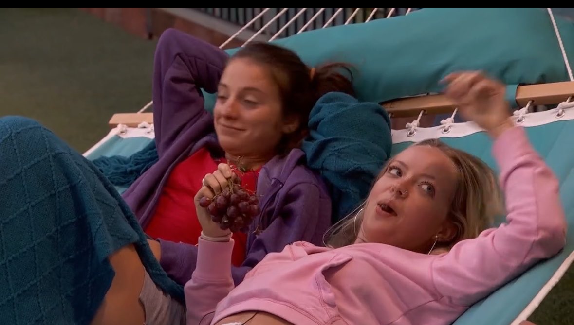 TheBigBroTea's tweet photo. Melody is telling Mallory that she has to watch Heated Rivalry. Melody says she has watched it 4 times. #bb28 https://t.co/3kSOrk6r73