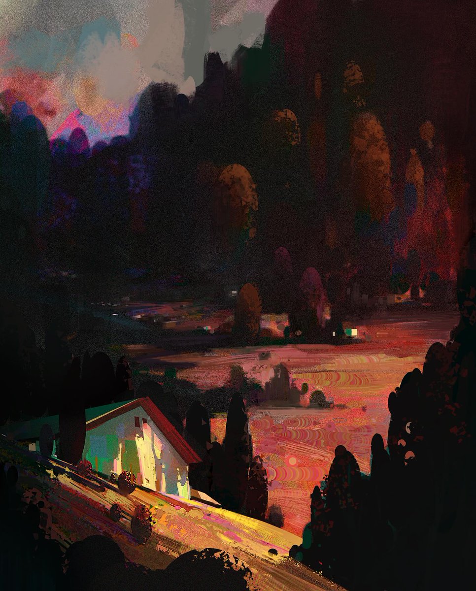 BlackHeartRR's tweet photo. In an upcoming online workshop, we’ll show how to blend fine art and film references into original paintings using composition, value, color, and light. Learn expressive gouache and digital painting, with live feedback on both days. Limited spots. https://t.co/9hZ97GXWcF