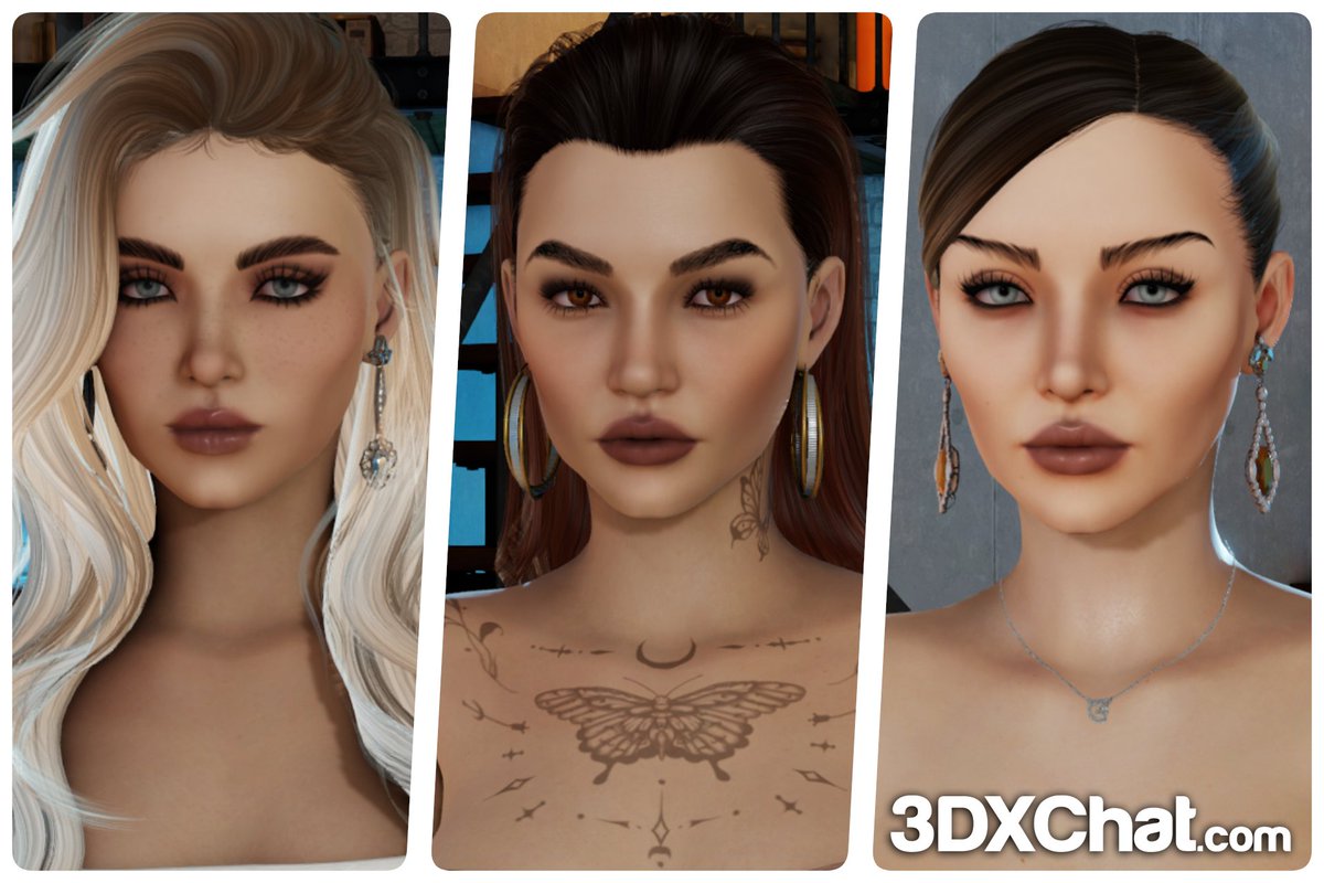 Manyasha3Dx's tweet photo. 😜Some new faces and makeup in 3DX soon...
#3DxChat #3dsex #gaming #3dxchat #3dxnsfw #3dxfashion #wip #update #hairs
@3dxchat https://t.co/3ToUswrrVx