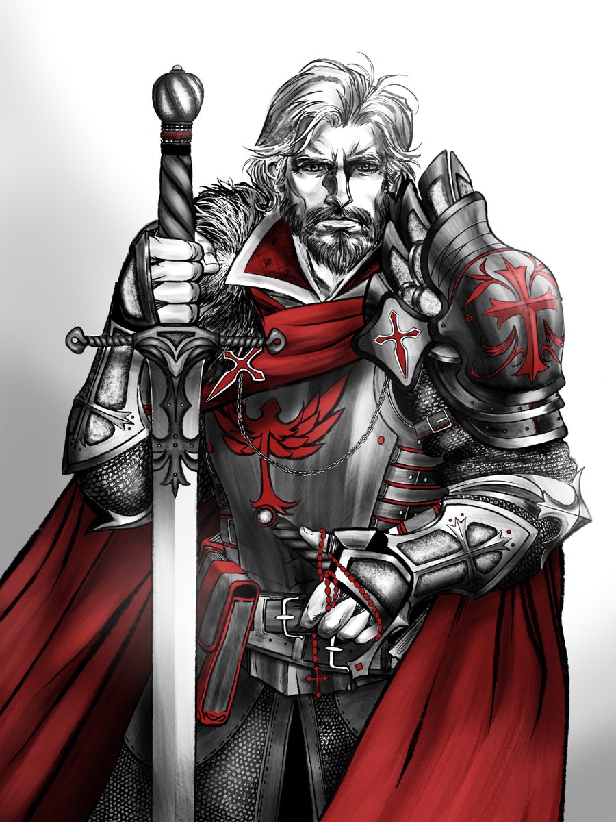 MikuMori377's tweet photo. Steel, crimson, and an unwavering resolve. โ๏ธ๐ก๏ธ Really enjoyed laying down the pencils and line work for this knight! The details on the armor and that heavy greatsword were a fun challenge to sketch out.
#ComicArt #CharacterDesign #FantasyArt #Paladin #KnightArmor #DigitalArt https://t.co/Fgf6Ez4roB