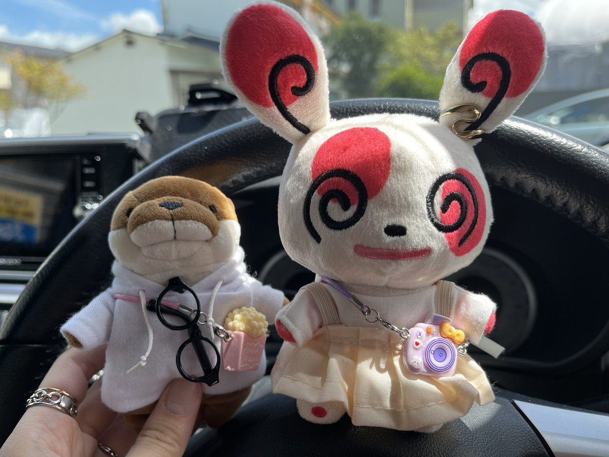 yagira_null's tweet photo. おでかけ
#ポケモンfitのある暮らし
#ポケモンfit #ポケぬい #ぬい撮り
#パッチール #spinda https://t.co/m4XltYpDgc