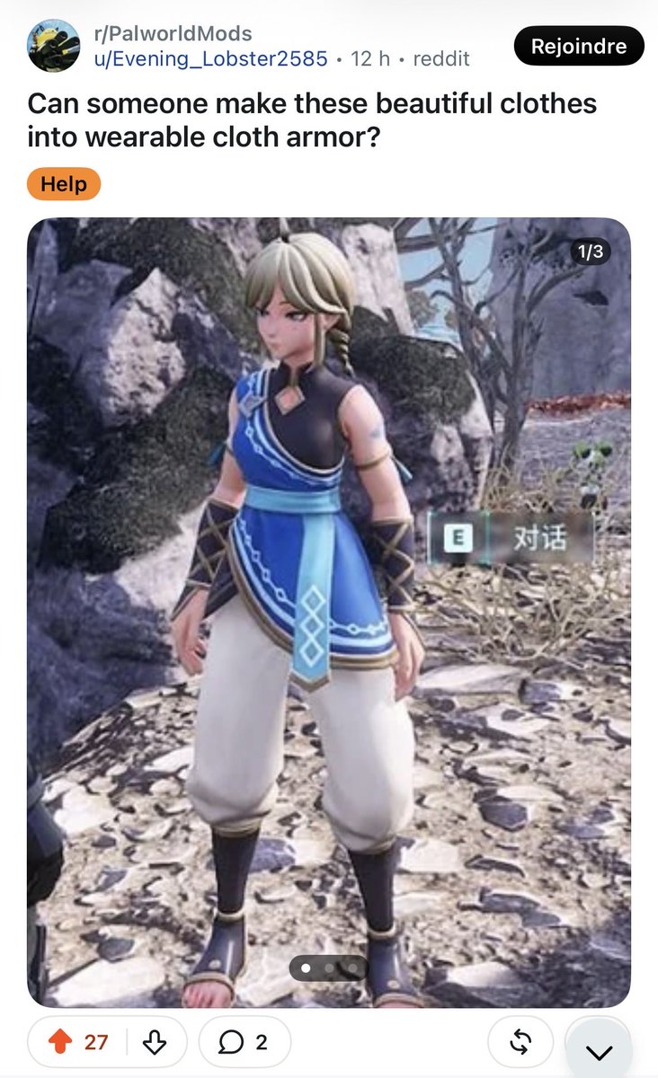 peeaanuuutt's tweet photo. @Bucky_cm Please add NPC outfit as wearable cloth armor. It could be a questline reward, kind of like the Depresso one and also the tower boss outfit would be nice. It could be a great improvement to player customization. Please Bucky, do your thing and make it happen! https://t.co/3B6Vuaeryp