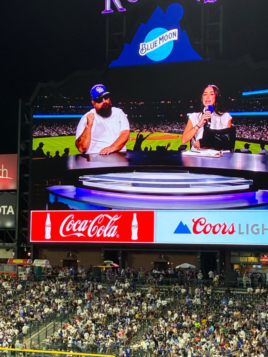 CoryMGenther's tweet photo. @TheSuzieHunter @MrPurpleCO @LoveTheRox  this was the surprise of the night for me getting called to do trivia!! 🤣 https://t.co/xp7Yjy35tb