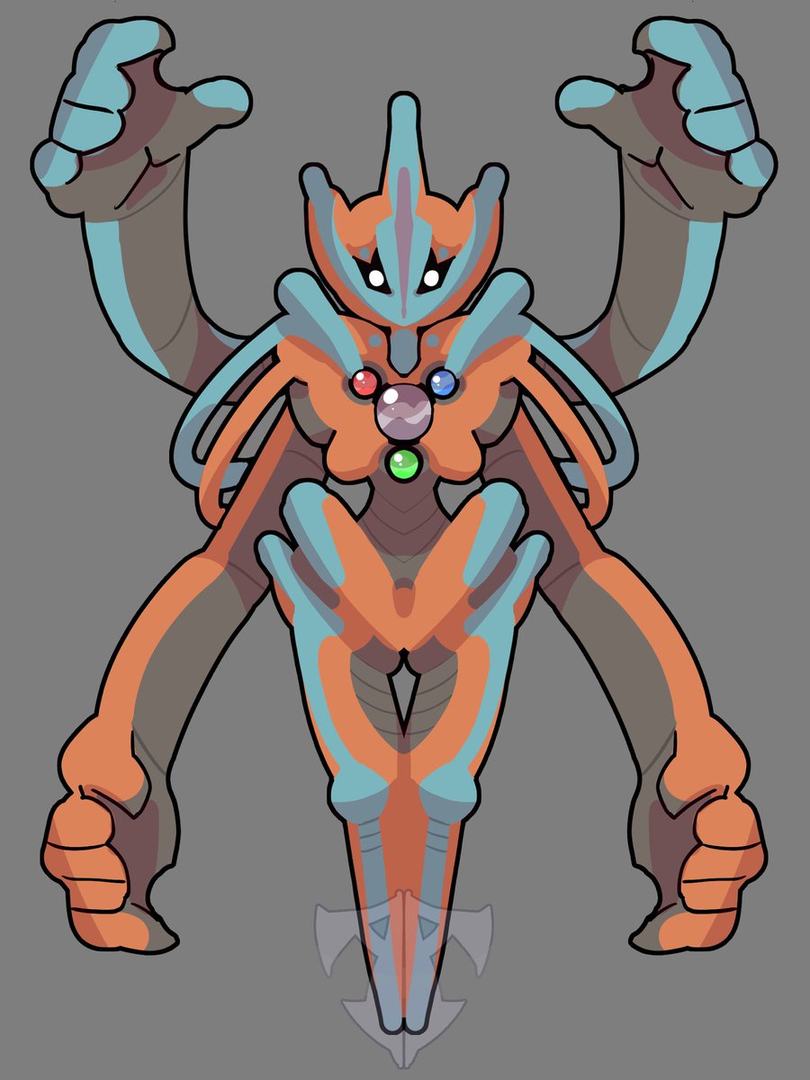 ArtsyAegis's tweet photo. Mega Deoxys concept I worked on today https://t.co/RkHMnqZXs7