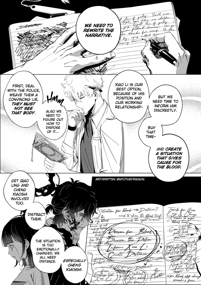 IntotheFrisson's tweet photo. So you won't push him away in your mind ehe 🤭

Kairos              
Pages 43-44/(?)             
#linkclick #时光代理人 https://t.co/Y64LjC762f