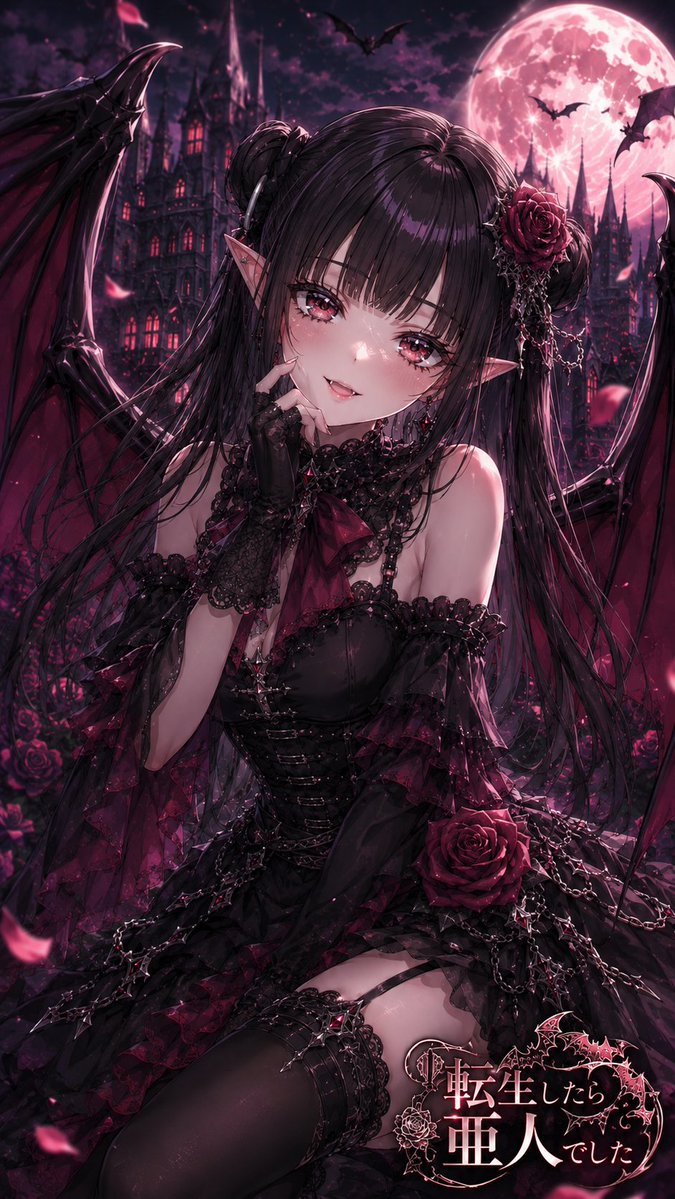 mako_0133's tweet photo. 【転生したら亜人でした】
プロンプトお借りして
無事、亜人になれました！！

ヴァンパイアと、エルフ⋯⋯かな？獣人？
どっちが好みですか？ https://t.co/Ew8tvSZLgJ