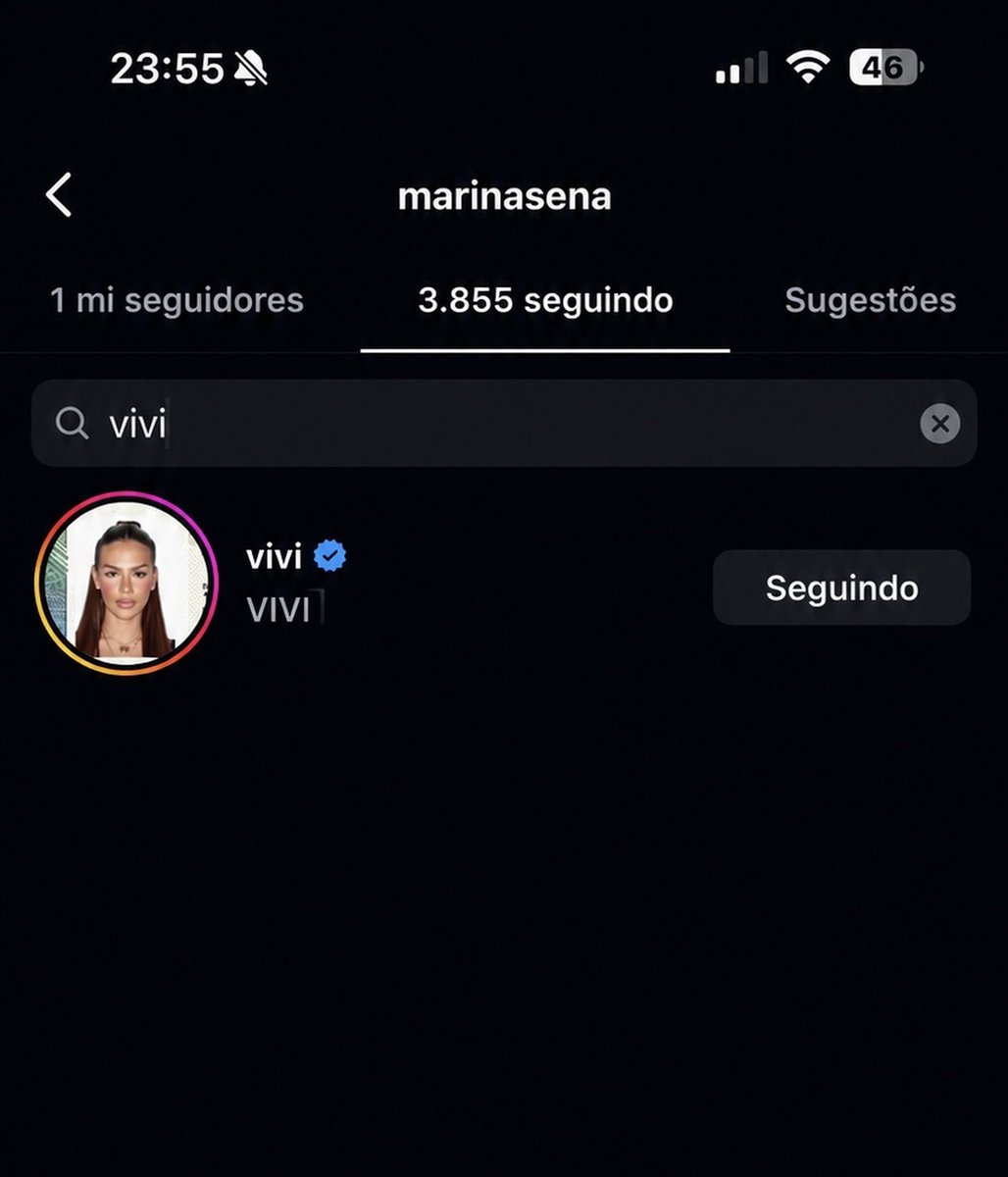 panelareality's tweet photo. 🚨 AGORA: Após o término com Juliano Floss, a cantora Marina Sena passou a seguir a rapper Vivi Wanderley no Instagram!

Vivi é ex de Juliano e já o acusou de comportamento tóxico. Ela também revelou que, no passado, o ex teria chamado Marina de “cara de traveco”. 👀 https://t.co/snkBYvlflM