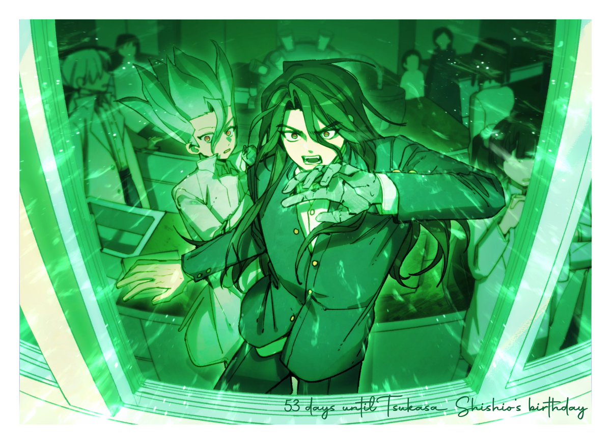 Saori_Hayami's tweet photo. βπβΛβΉ 53 days until Tsukasa Shishioβs birthday βπβΛβΉ
βΛβΉ Photo #8: The green light
One day⦠a mysterious beam of light petrified all of humanity
ββββββββββ
Check tag for previous pictures
#TSBProject2026 https://t.co/1nzuSaBzf7