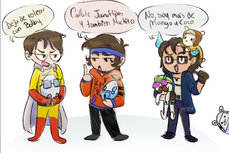 Vs4l_s4's tweet photo. El Mctrio con sus hijos de QSMP 
(a color)
#mctrio #aldogeofanart #elmariana #roierfanart #qsmpfanart https://t.co/kUrbu1pEwt