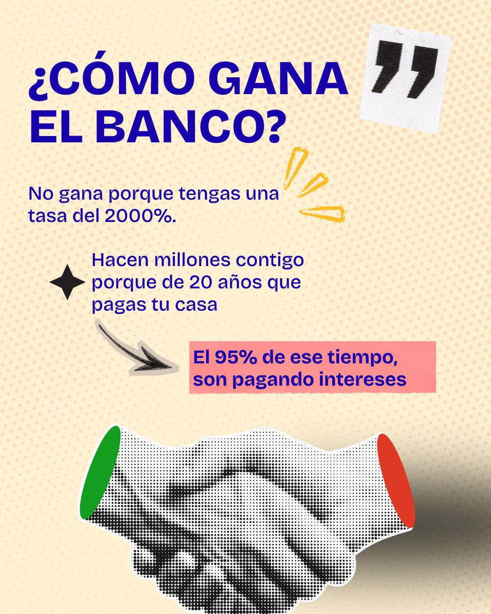 Academiadeexito's tweet photo. El mayor sueño financiero de las personas a nivel mundial es comprar su casa propia. 

Sin embargo miles no logran alcanzar esa meta, en gran parte por los intereses que les cobran por tener un crédito.

Creamos esta información para que entiendan que hace pagar intereses demás https://t.co/hprPN9eXAn
