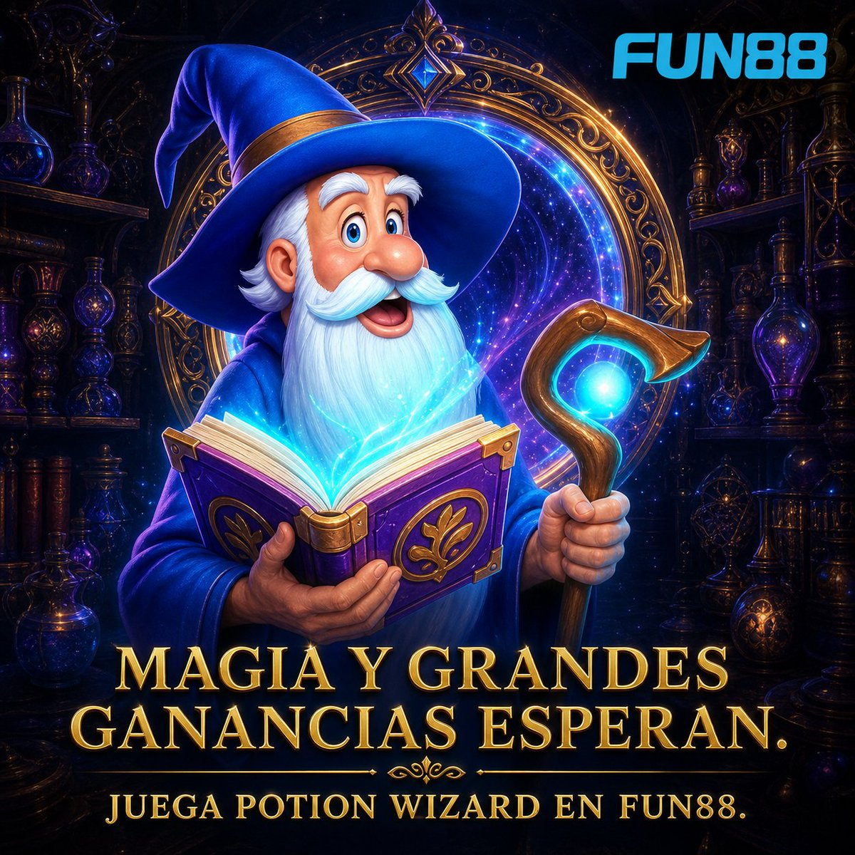 FUN88_Guatemala's tweet photo. ¡Prepara la fórmula del éxito en Potion Wizard! 🧙‍♂️✨ ¿Listo para desatar la magia de ganar? Entra ya al enlace de la bio y juega en FUN88 Guatemala. 🇬🇹💰

#FUN88Guatemala #PotionWizard #CasinoOnline #Tragamonedas #GanaEnGrande #CasinoGT https://t.co/AEDmY5l5ub