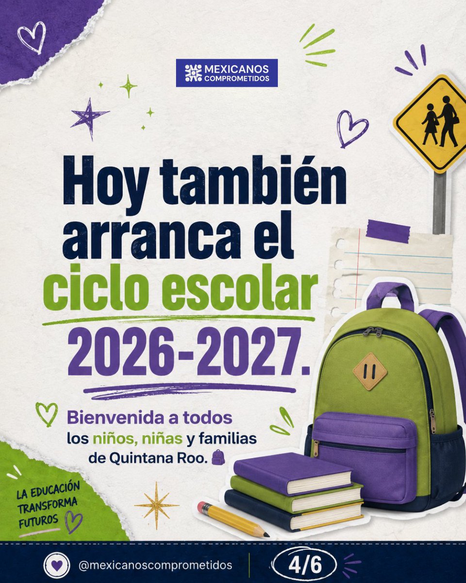 MxComprometidos's tweet photo. 💙 Cerramos agosto y arrancamos el ciclo escolar. Gracias a todos los que leyeron, compartieron y se comprometieron este mes. Nos vemos en septiembre. 👉 Sigue @MxComprometidos  #MexicanosComprometidos #ResumenDeAgosto https://t.co/4CdswHGzAg