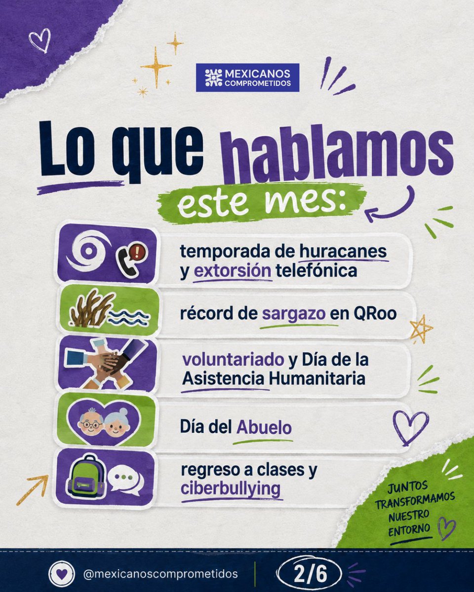MxComprometidos's tweet photo. 💙 Cerramos agosto y arrancamos el ciclo escolar. Gracias a todos los que leyeron, compartieron y se comprometieron este mes. Nos vemos en septiembre. 👉 Sigue @MxComprometidos  #MexicanosComprometidos #ResumenDeAgosto https://t.co/4CdswHGzAg